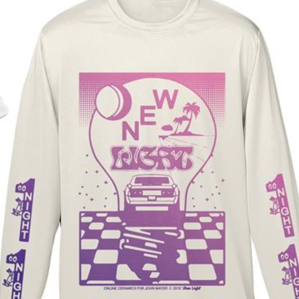 Online Ceramics | John Mayer New Light 2018 | Long Sleeve Tee